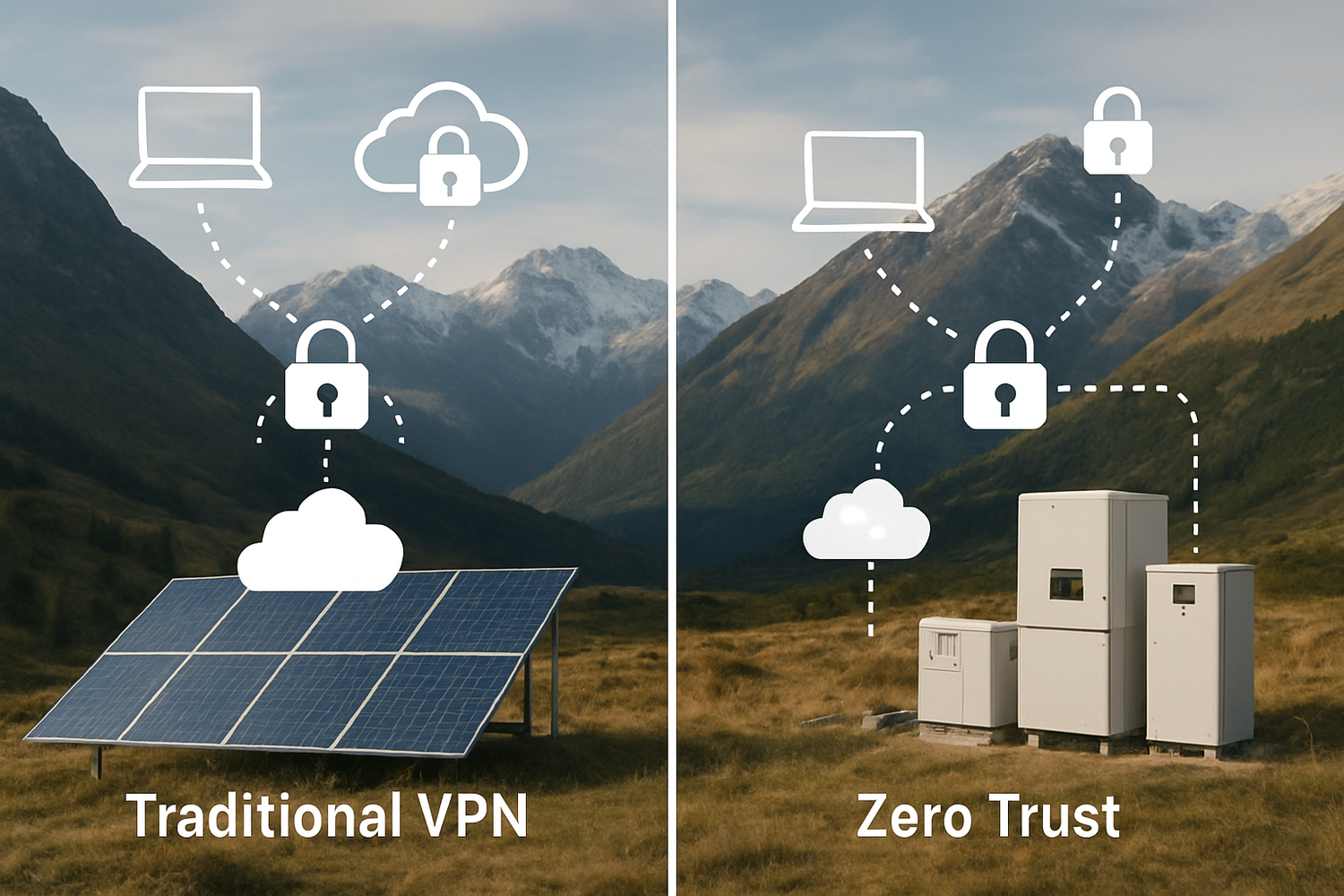 VPN vs zero trust for inverter access: what’s safer off-grid?