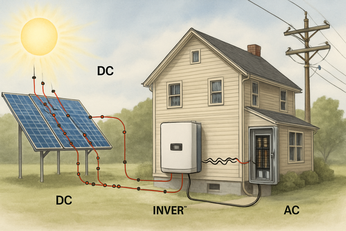 DC vs AC: Solar Power Conversion Path Explained - Anern