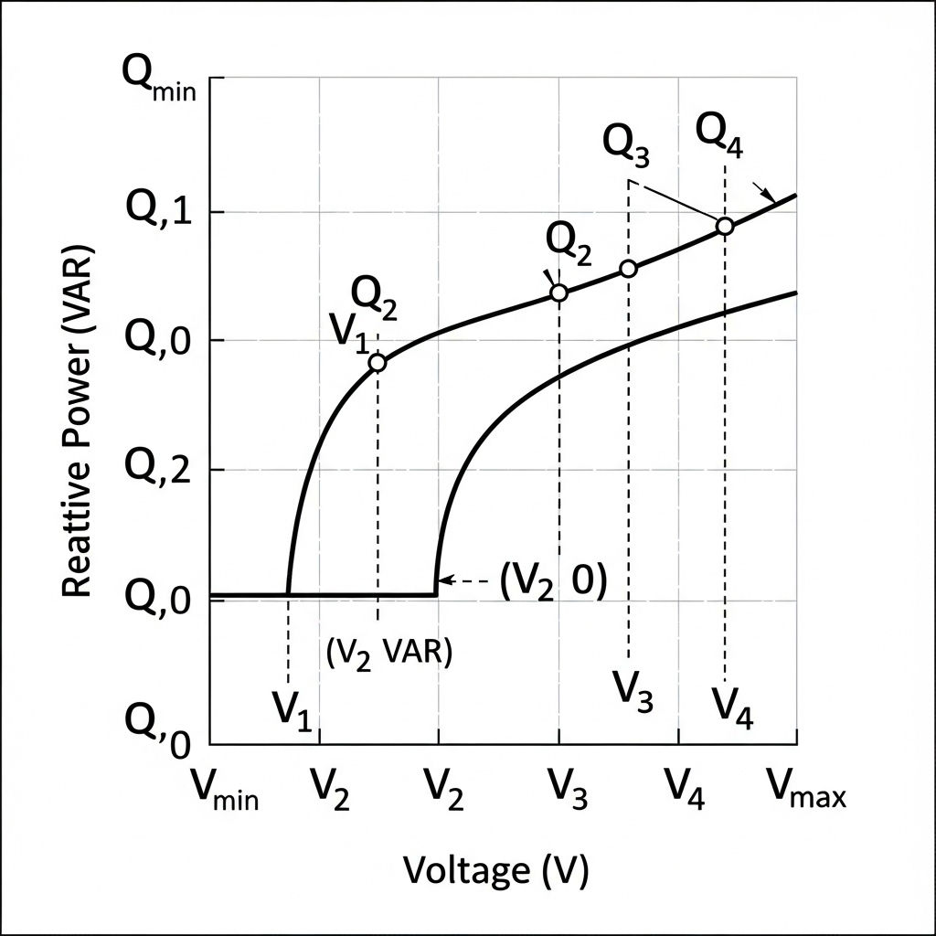 How to implement Volt-VAR and Volt-Watt in hybrid inverters