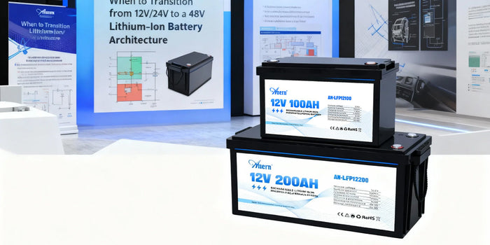 When to Transition from 12V/24V to a 48V Lithium-Ion Battery Architecture