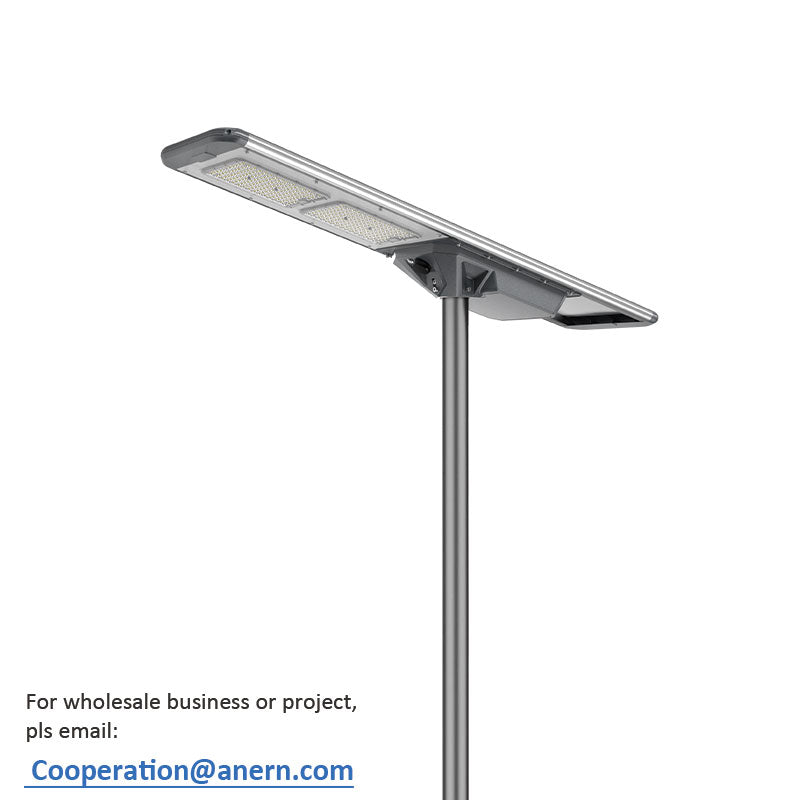 40W/60W/80W/100W/120W/150W High Brightness All-in-One Solar Street Light With LiFePo4 Battery