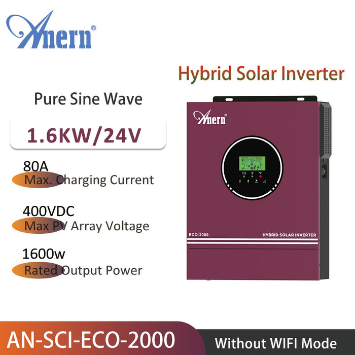 2000w 230VAC 12VDC Solar Hybrid Inverter