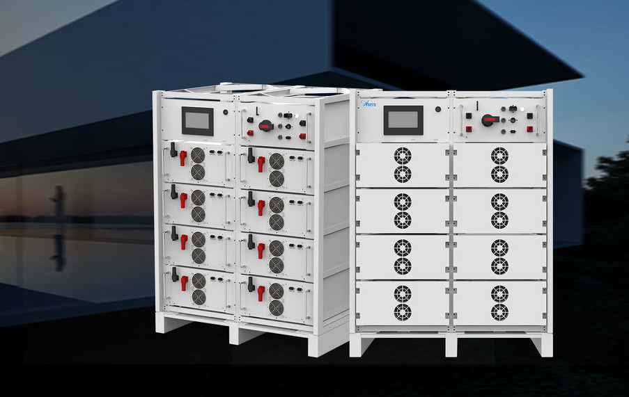 Anern 128kWh high voltage industrial rack lithium batteries