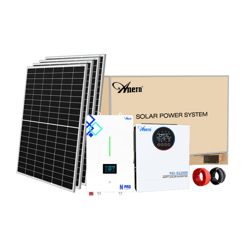 10KW LifePo4 Battery Residential Solar Power Energy System