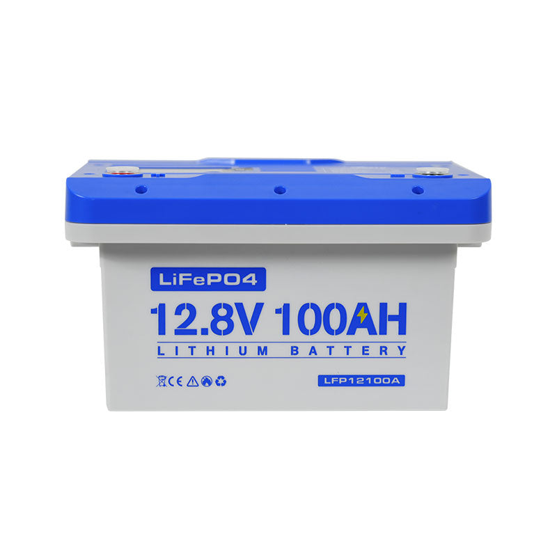 12.8V 100Ah LiFePO4 Lithium Battery with CE and RoHS certifications, model LFP12100A