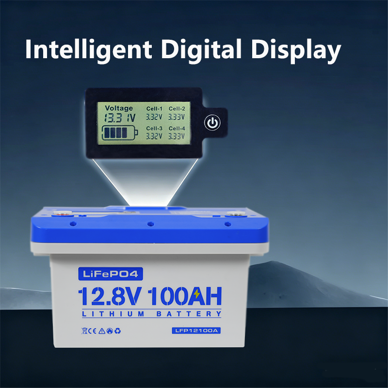 12.8V 100Ah LiFePO4 battery LFP12100A with CE and RoHS certificates