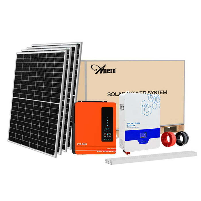 4.2KW Off-grid LifePo4 Battery Solar System
