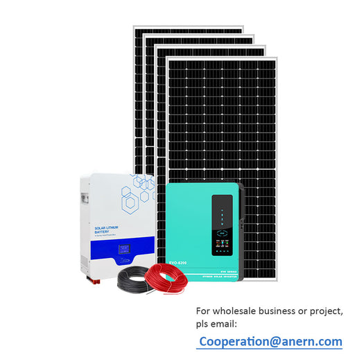 6.2KW Off-grid Solar System Bulit in Lithium Battery-Anern