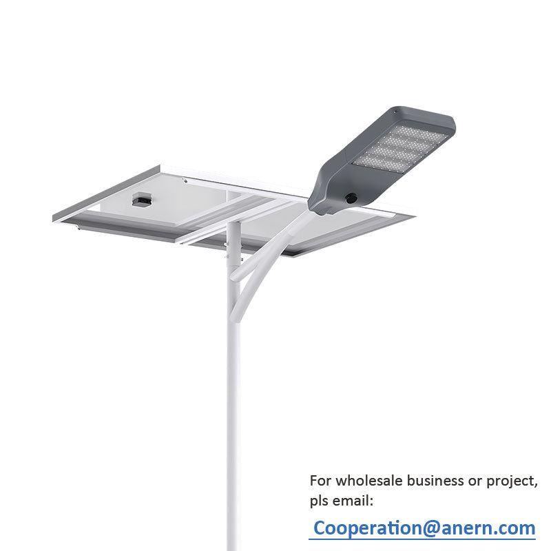 60W 80W 100W 120W New Model All In Two Solar Powered Street Light