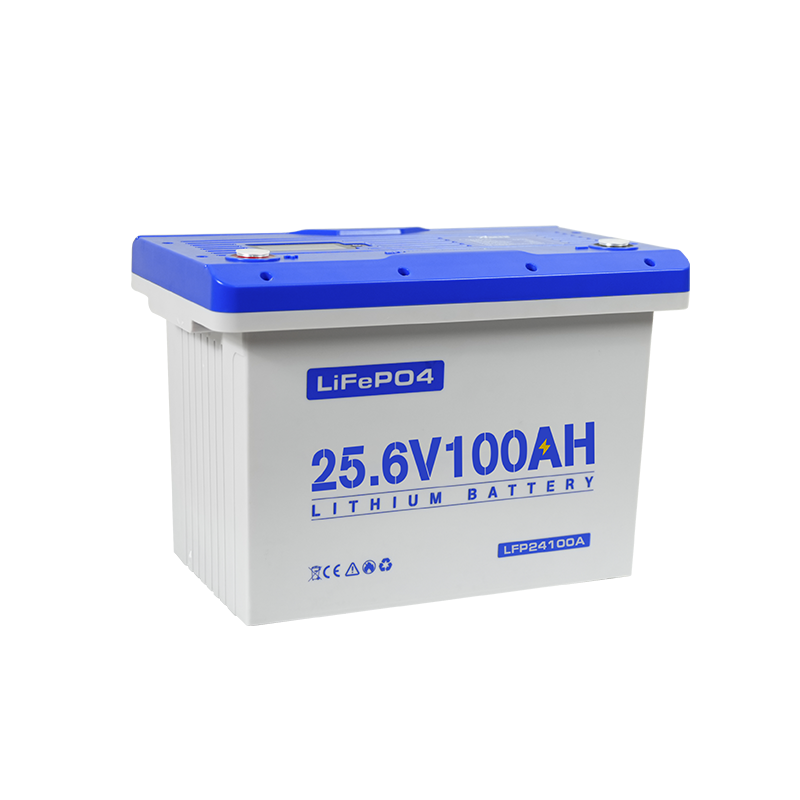 100Ah 25.6V LiFePO4 battery pack for deep cycle solar storage