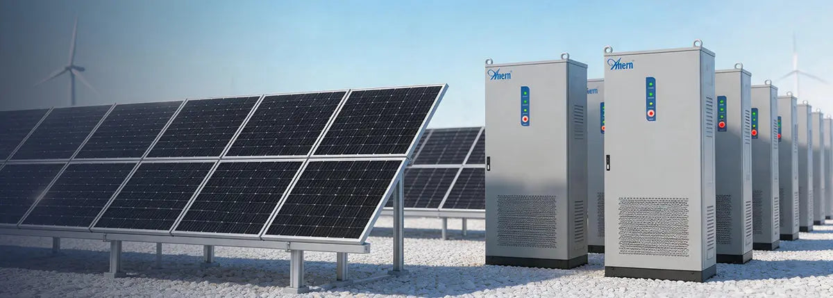 Anern liquid-cooled commercial ESS cabinets in an industrial energy setting