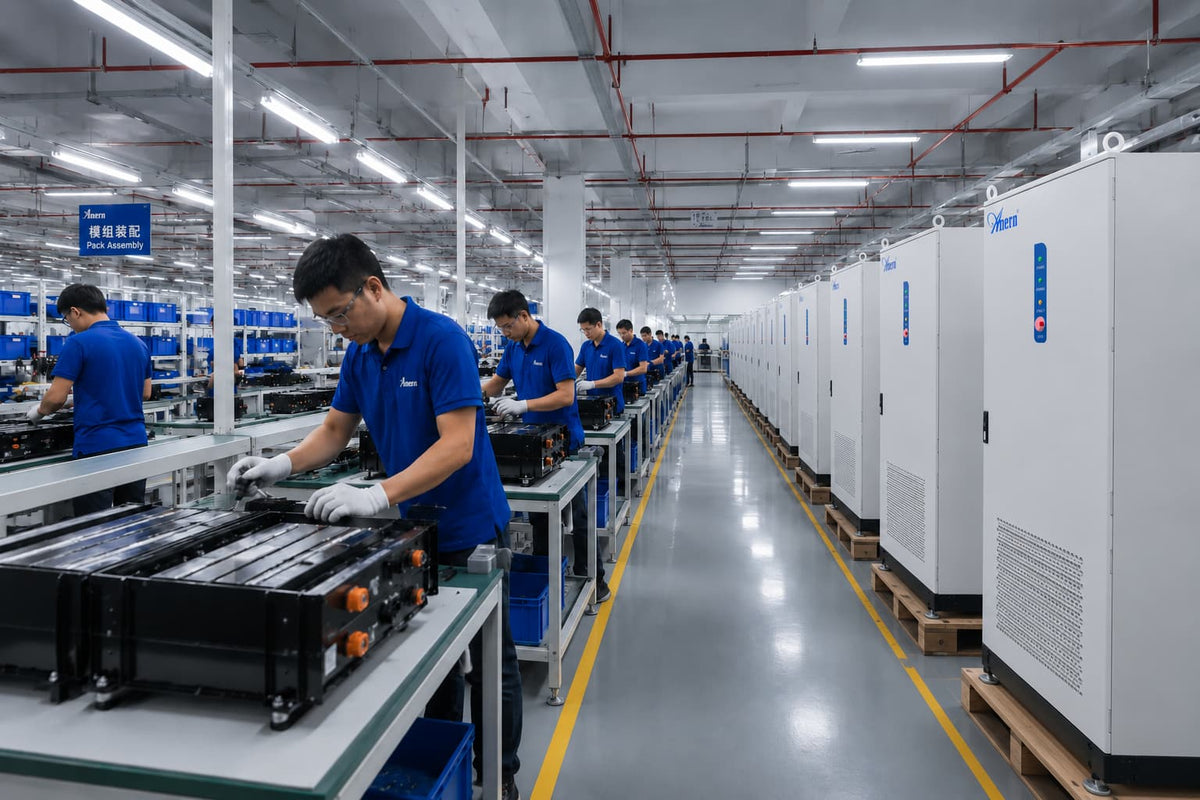 Anern lithium battery and energy storage manufacturing facility