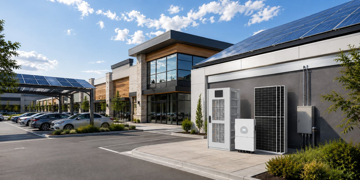 C&I energy storage system for commercial building and retail complex