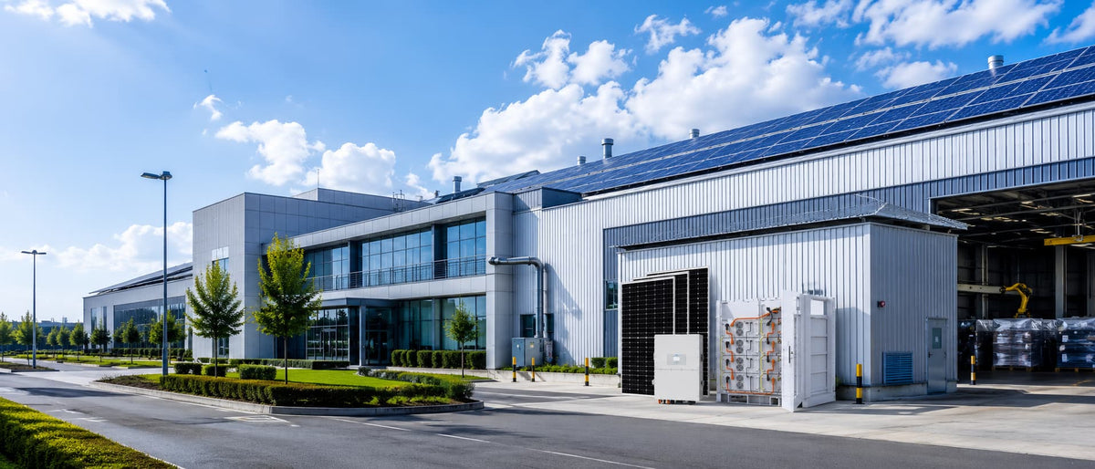 C&I battery energy storage system for factory and manufacturing facility