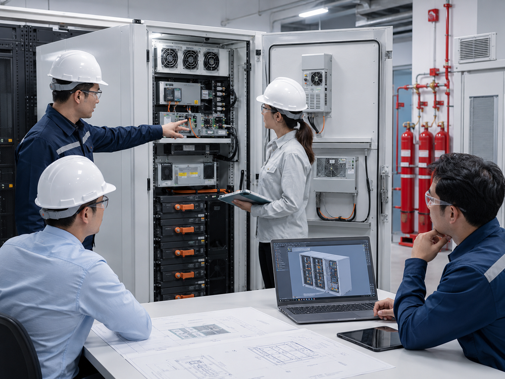 C&I BESS system engineering and safety design