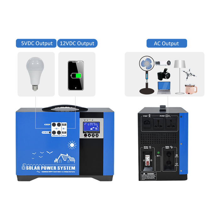 500W 1000w Portable Solar Storage Box (AN-MPSG-N)-Anern