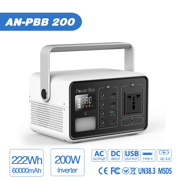 200W Portable Power Supply Specifications