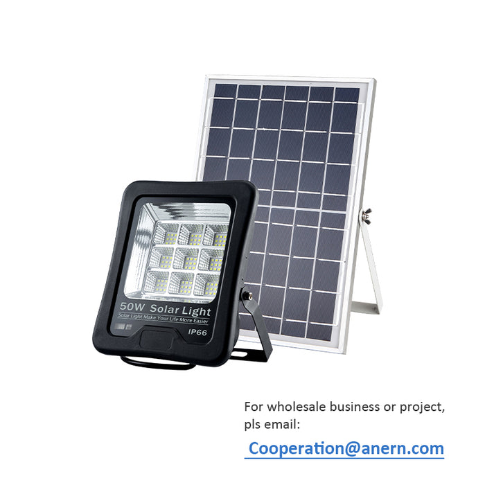 50w Solar Flood Light with Remote Control