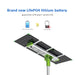 120w All in Two Solar Street Light with Brand New LifePO4 Lithium Battery