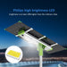 60w Double-sided Solar Panel Solar Street Light