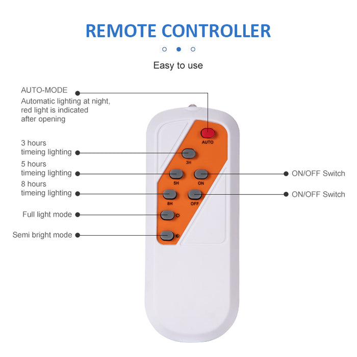 300w Solar Flood Light with Remote Controller