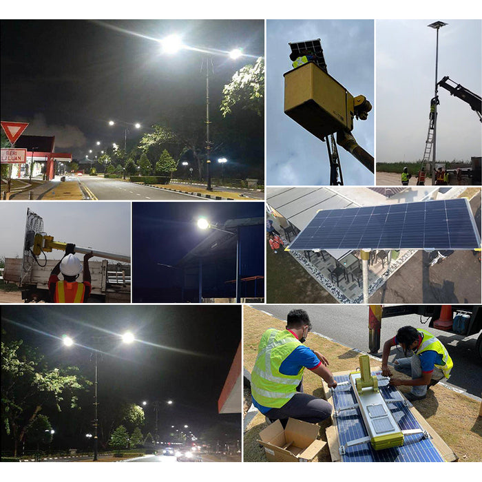 60w Double-sided Solar Panel Solar Street Light